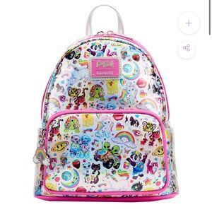 Loungefly Lisa Frank AOP Holographic MINI BACKPACK